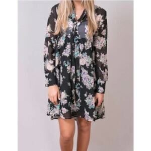 Banjara Floral Babydoll Mini Dress | Size Small